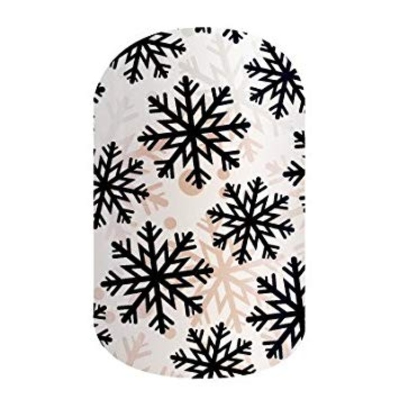 Jamberry Partial Sheet Nail Wraps - Silent Snow - Picture 1 of 5